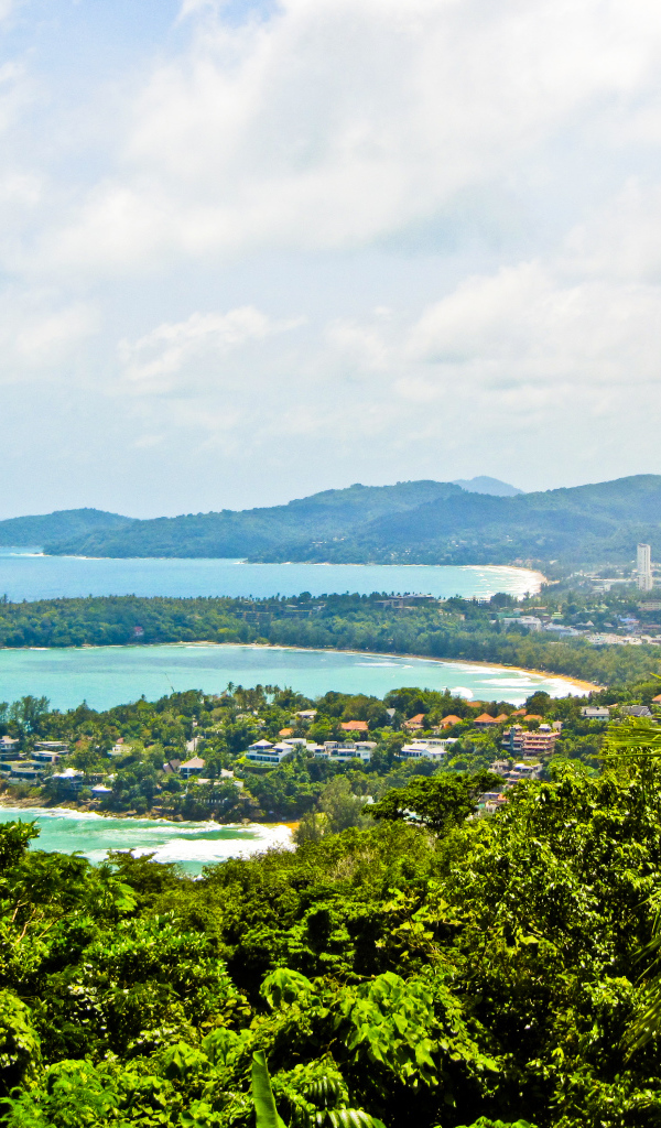 Вид на курорт на острове Панган, Таиланд