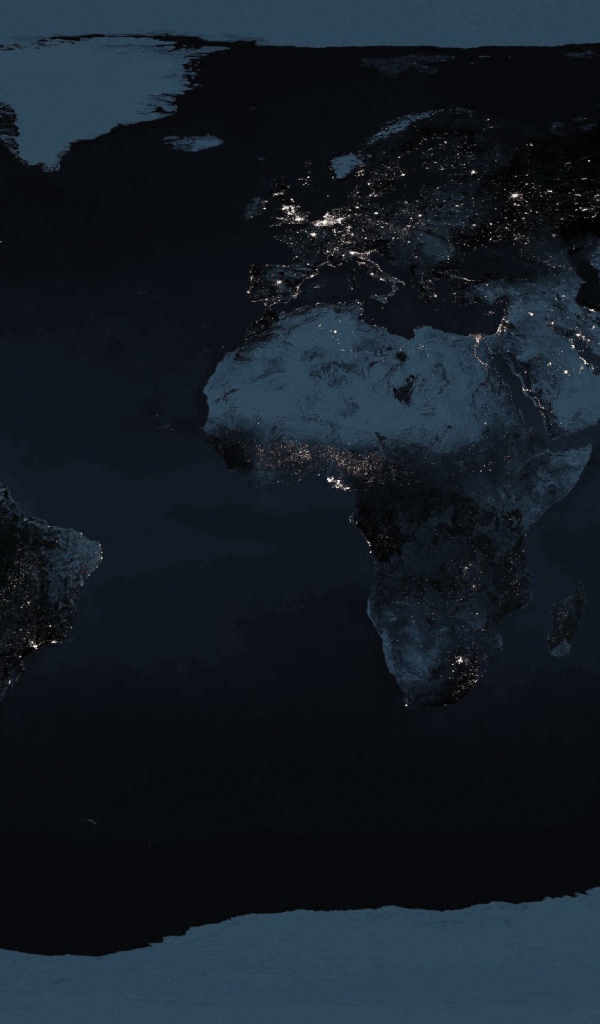 Ночная карта Мира