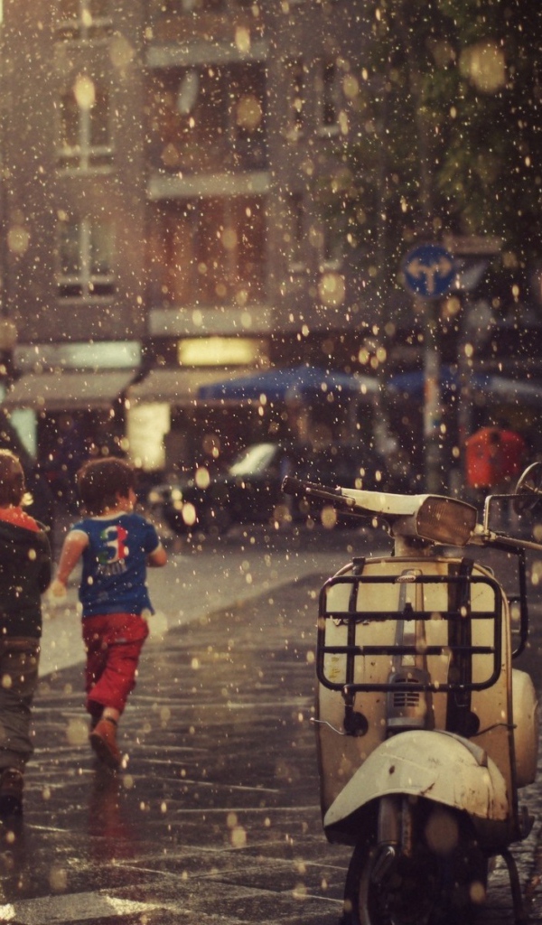 Дети на улице в Стамбуле