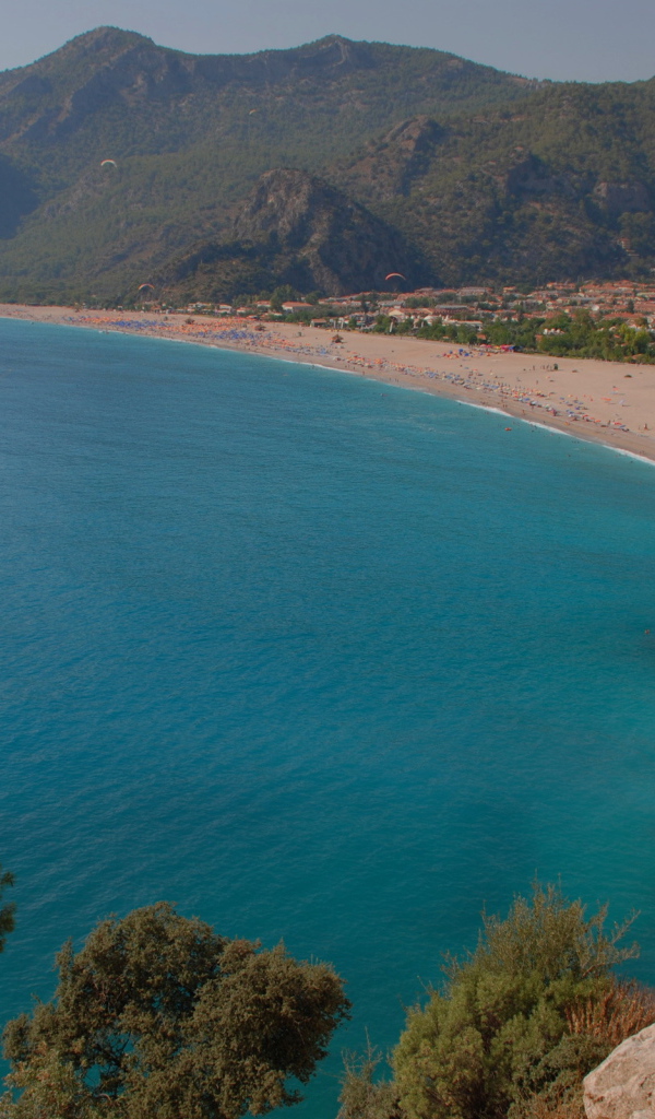 Бескрайний пляж Фетхие, Турция