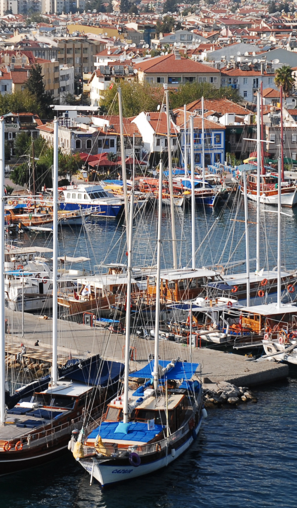 Гавань в Мармарис, Турция