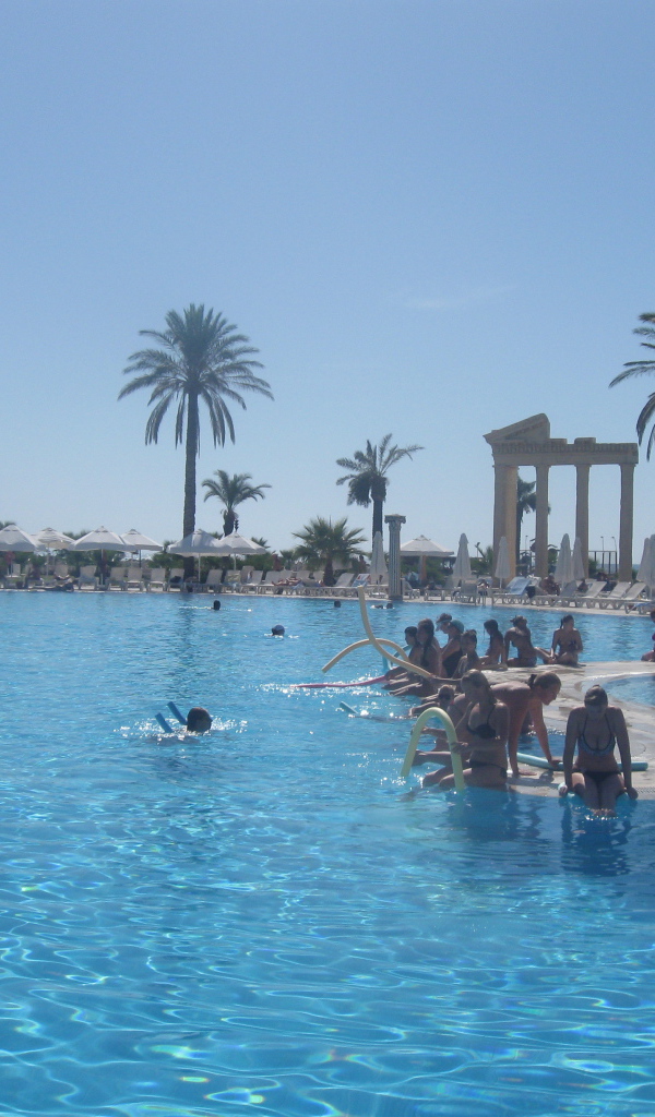 Бассейн в отеле в Белек, Турция