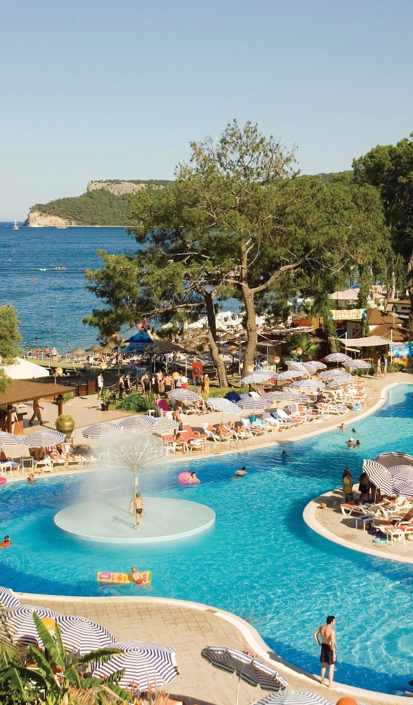 Курорт Кемер зимой, Турция