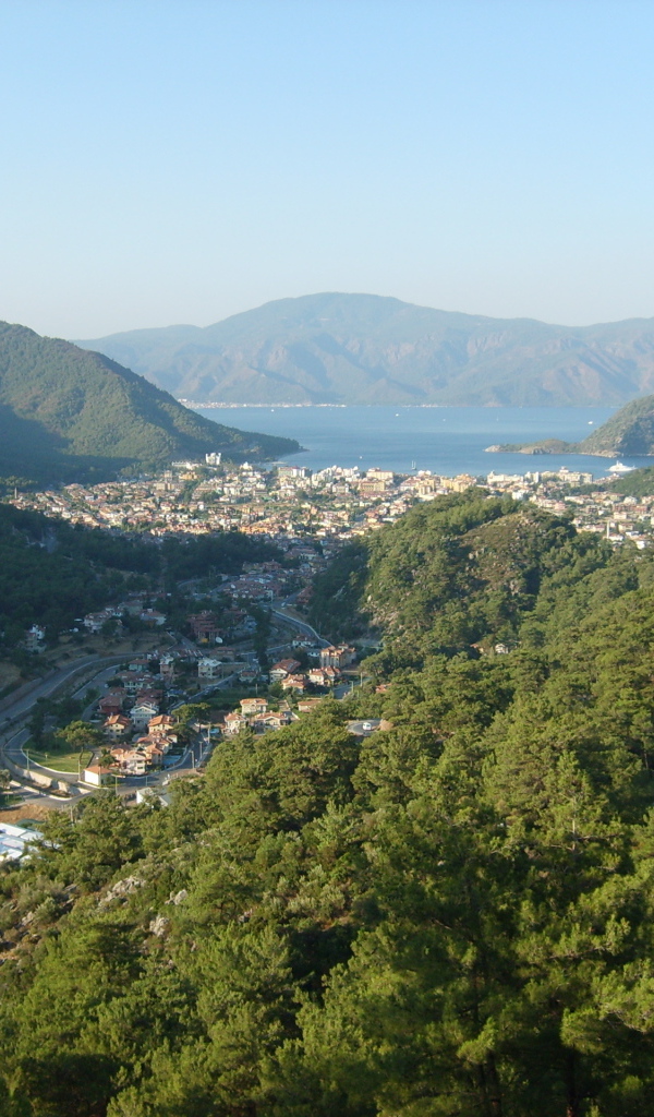 Панорамный вид на Мармарис, Турция