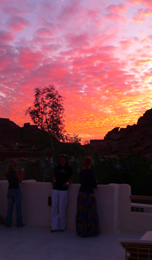 Закат солнца в Мерсине, Турция