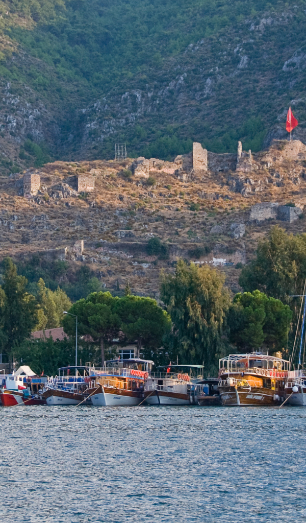 Гавань города Фетхие, Турция