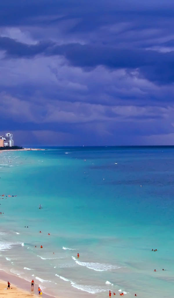 Голубое море в Майами