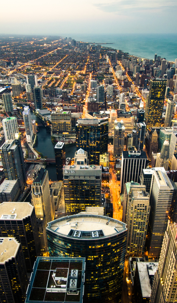 Центр города Чикаго, США