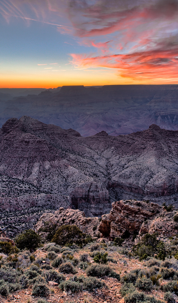 Сумерки в Гранд-Каньоне, США