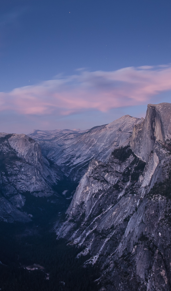 Гранитная скала Хаф-Доум, Калифорния, США