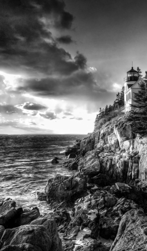 Маяк в Мэне, Новая Англия, США