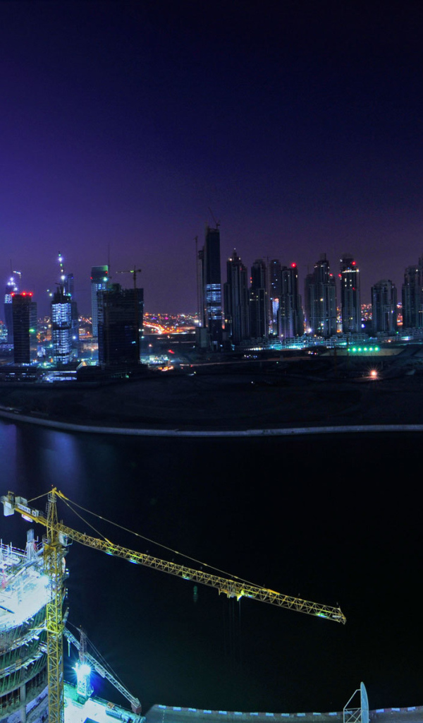 Стройка новых зданий в Дубаи