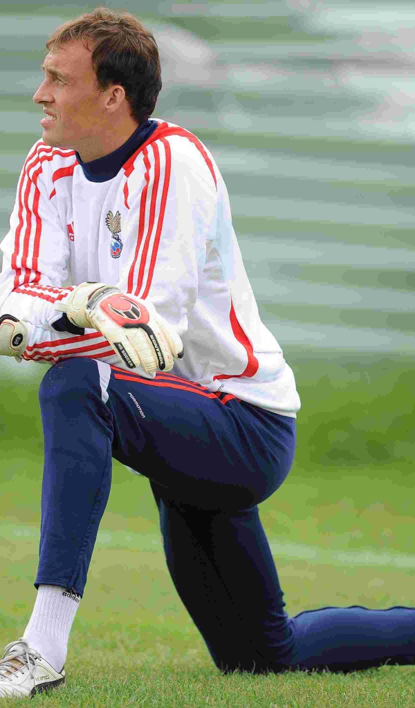 Александр Фильцов вратарь Краснодара на тренировке