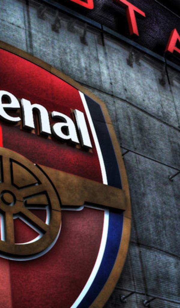 Арсенал логотип на стене