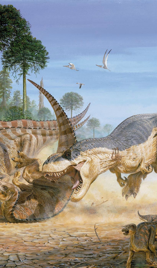 Нападение злого динозавра