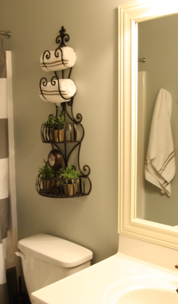 Ванная за занавеской