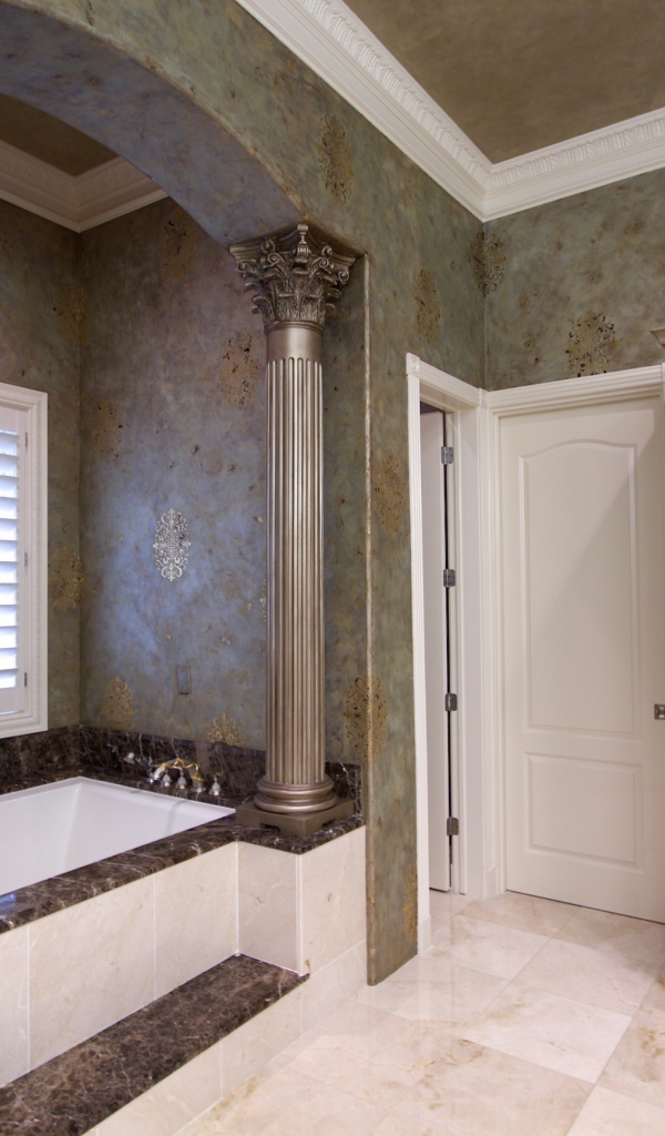 Ванная в королевском стиле