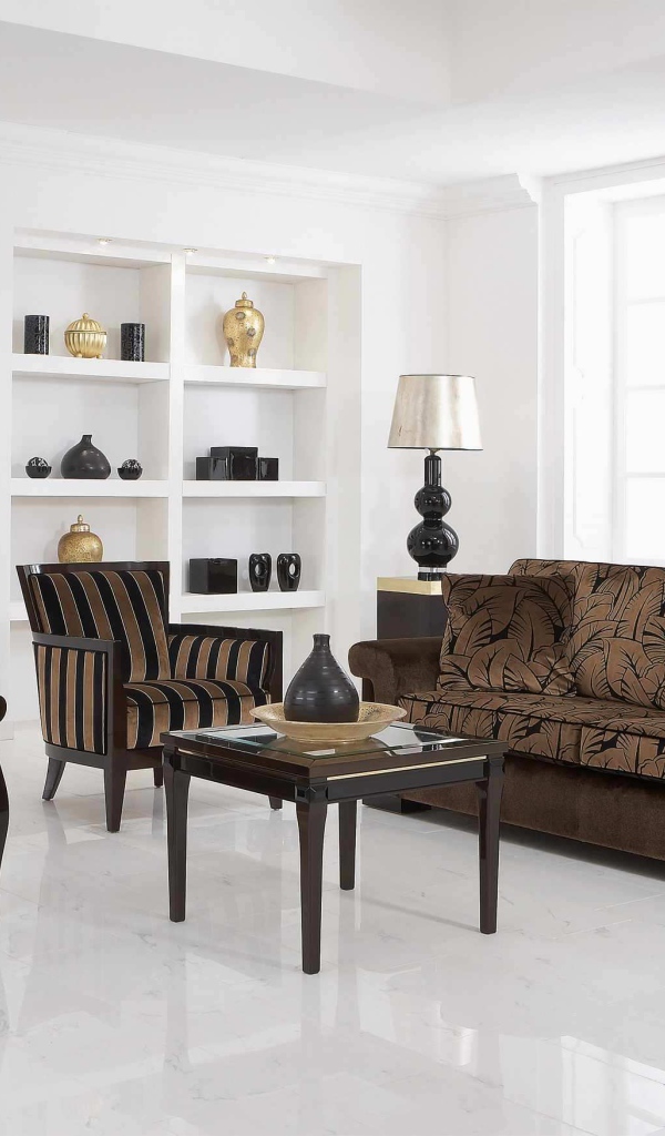 Красивое оформление гостиной