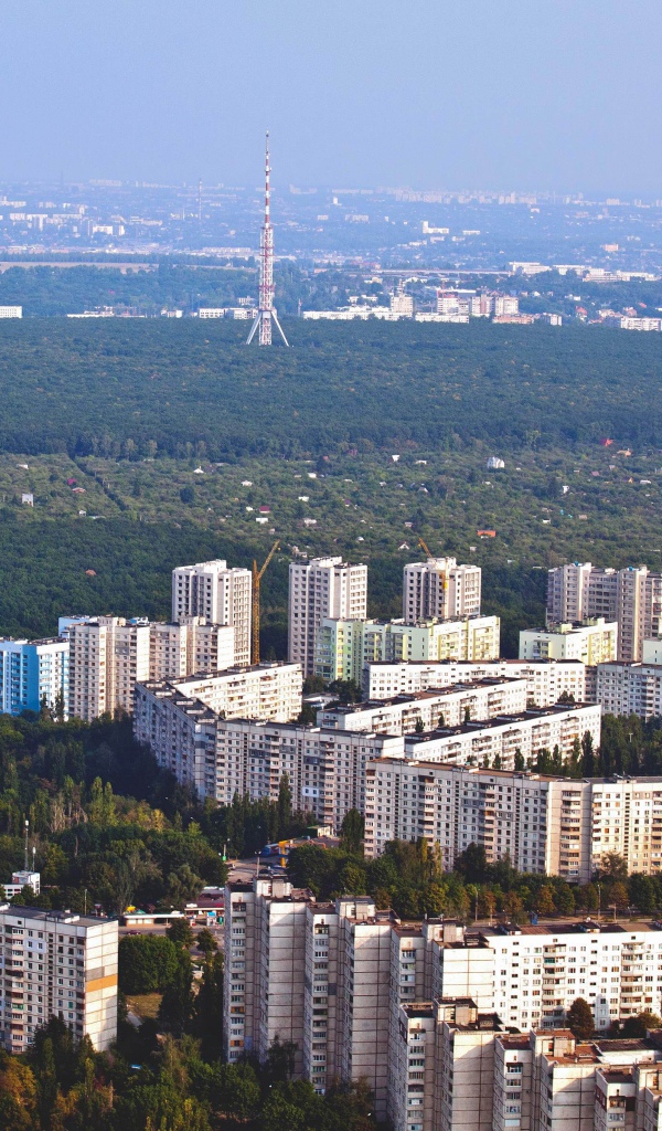 Красивый вид на Харьков