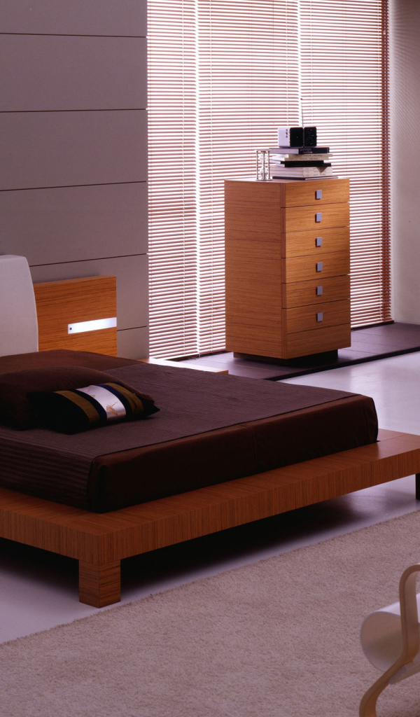 Спальня в сиреневых тонах