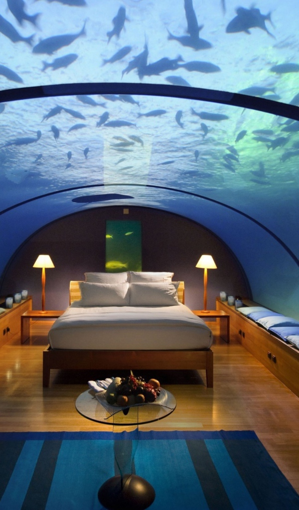 Спальня под водой