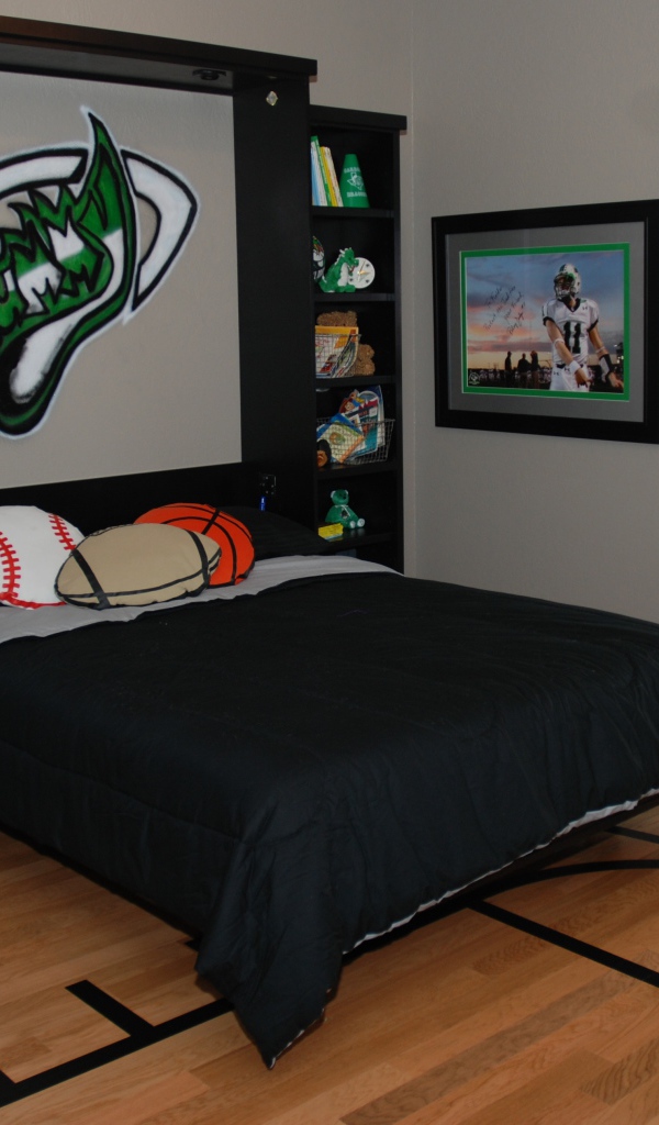 Черный стиль в детской комнате