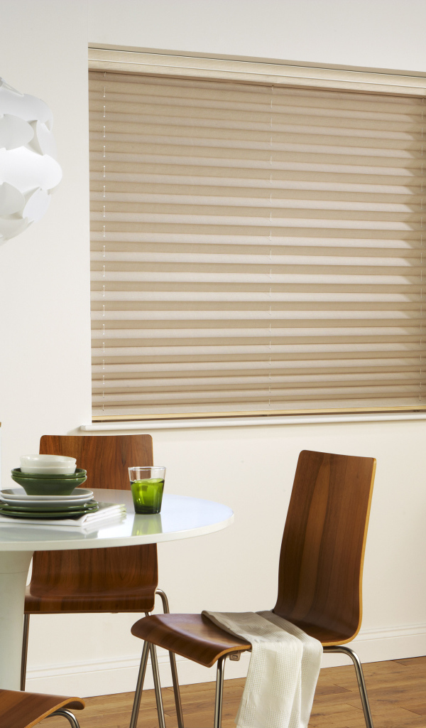 Жалюзи на окне в столовой