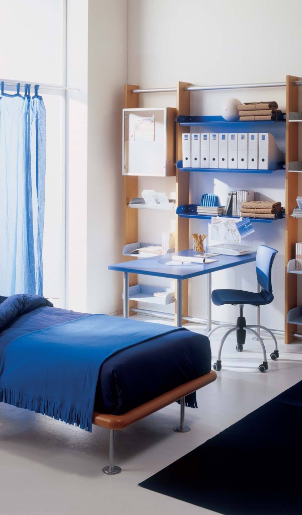 Синие тона в детской