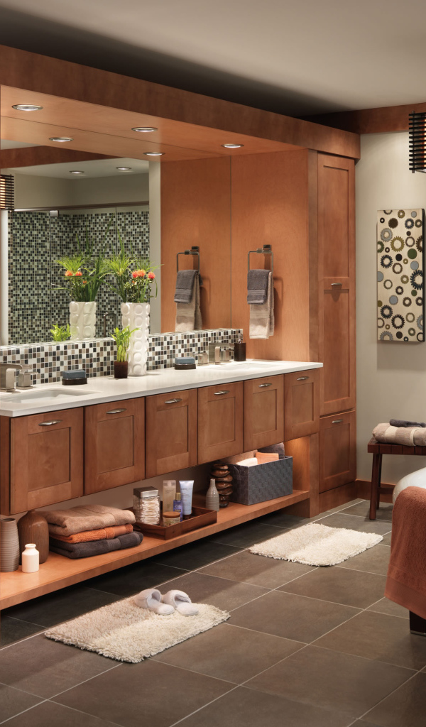 Шкафы с зеркалом для ванной