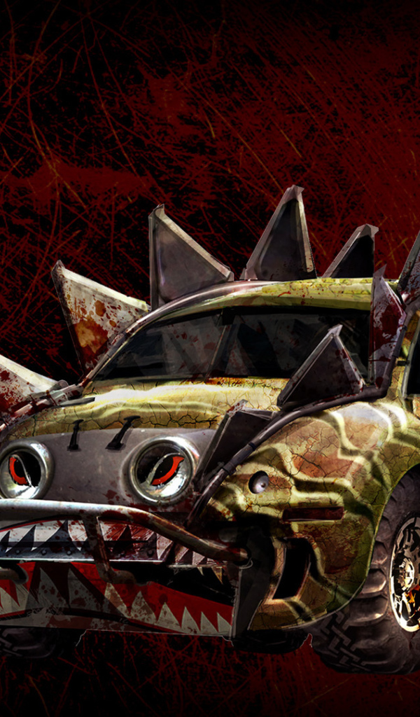 Автомобиль на постере игры Carmageddon Reincarnation
