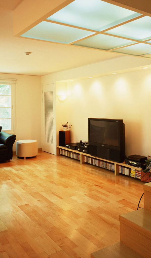 Кремовые тона в гостиной