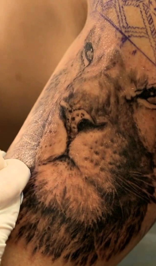 Создание мужской тату