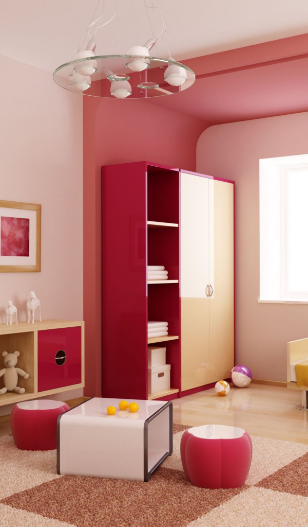 Декоративная занавеска в детской