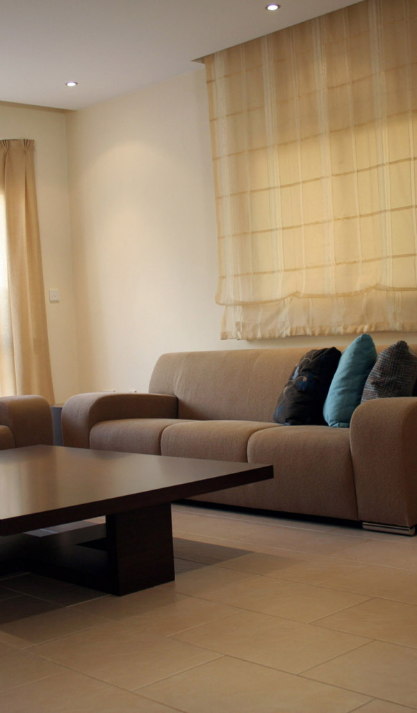 Приглушенный свет в гостиной