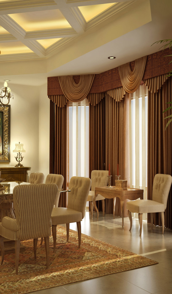 Столовая в богатом доме