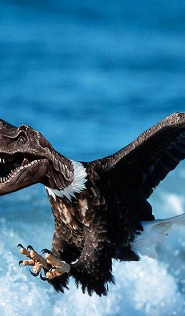 Дино орел в небе