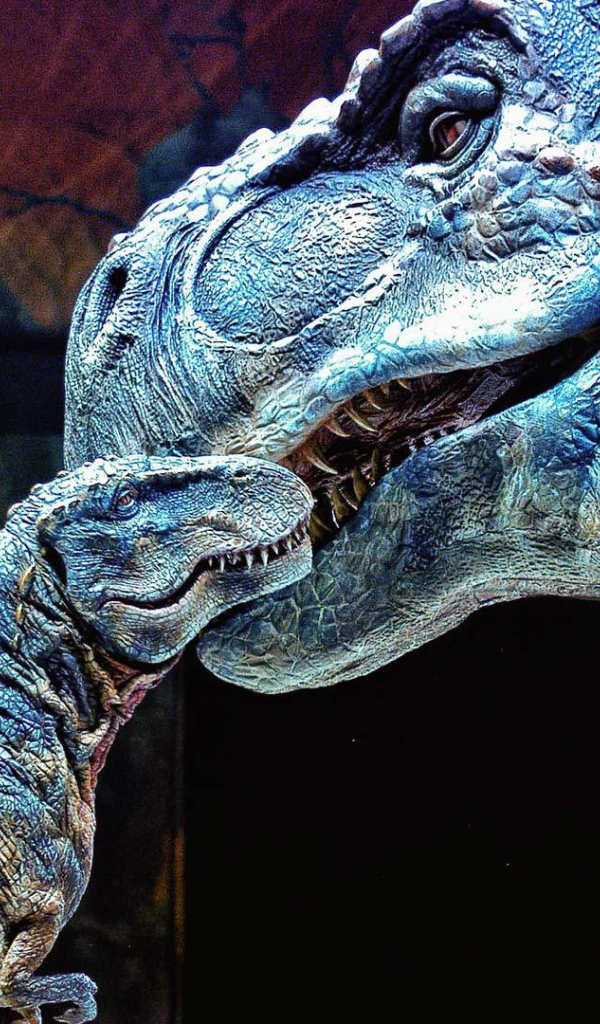 Динозавр с детенышем