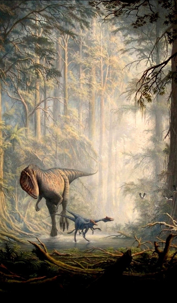 Динозавры в лесу