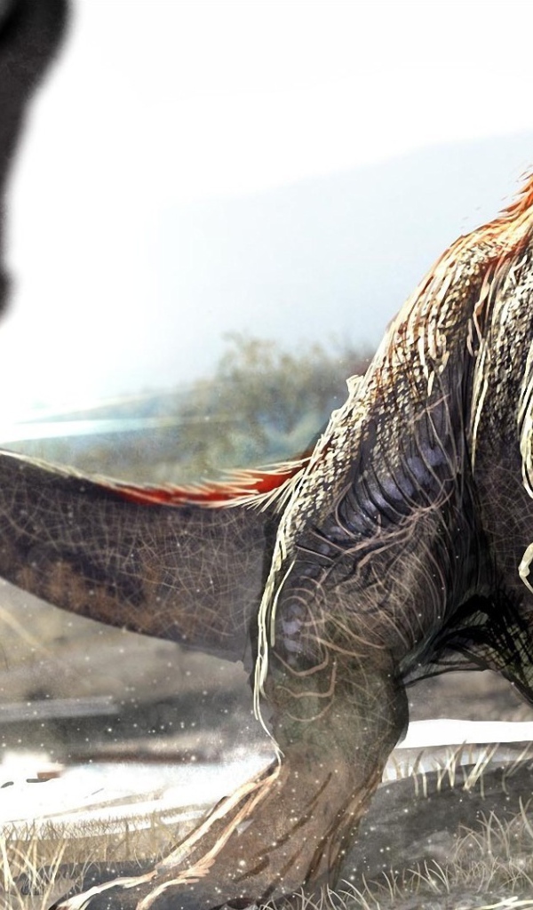 Разъяренный динозавр