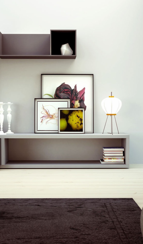 Мебель из блоков для гостиной