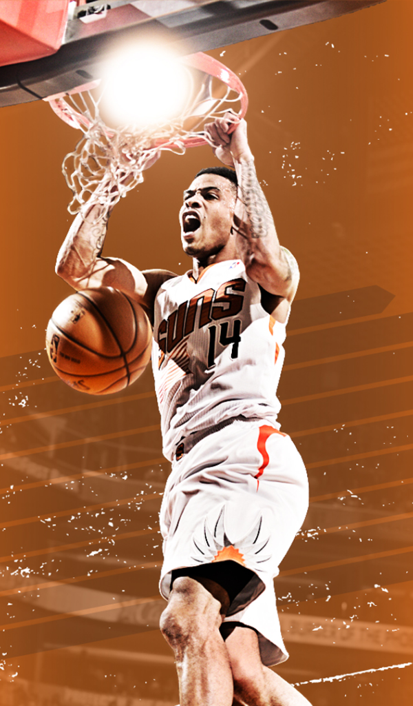 Джеральд Грин у баскетбольной корзины