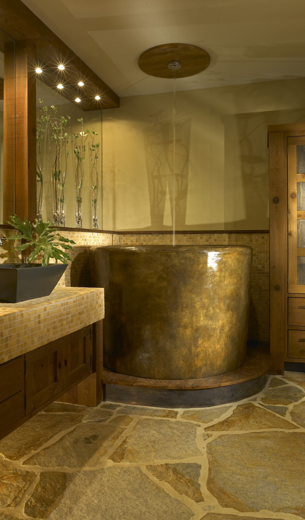 Золотая ванная комната