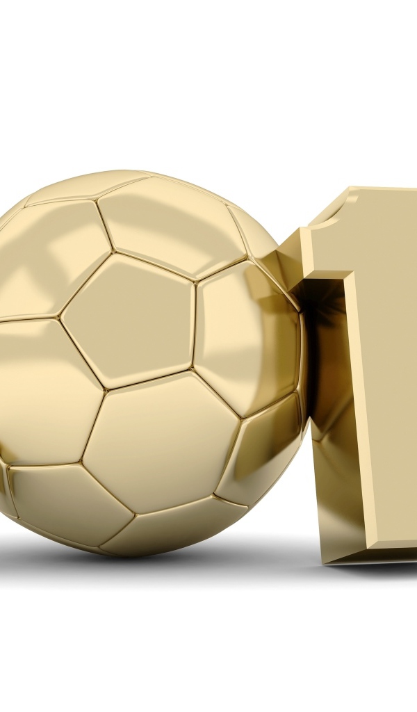 Золотой символ Чемпионата Мира по футболу в Бразилии 2014