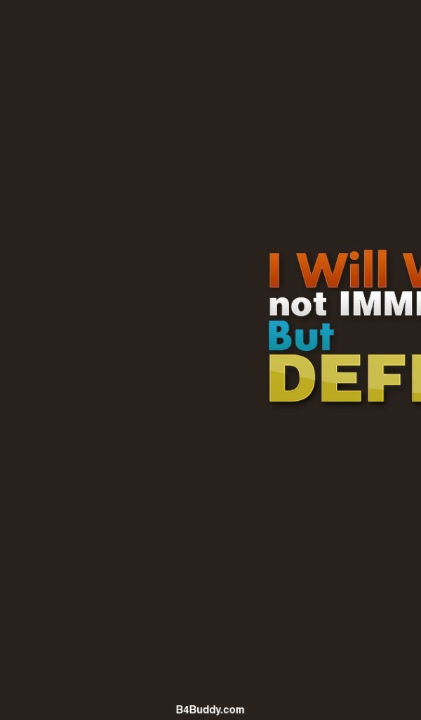 Я точно выиграю, пусть и не сразу