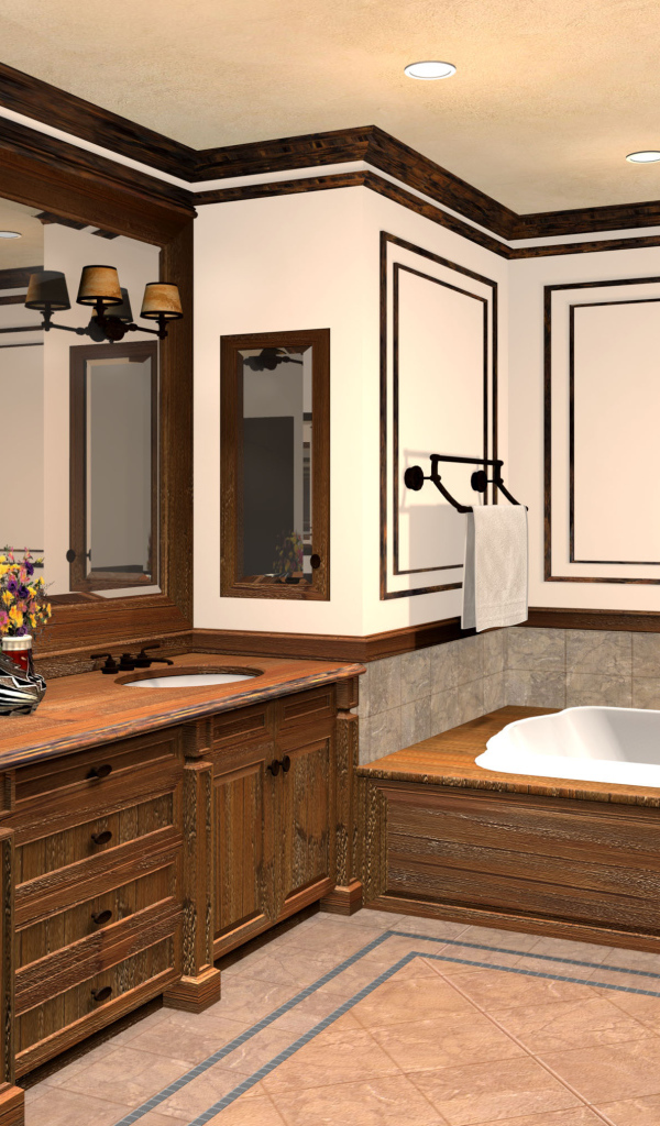 Интерьер для ванной комнаты