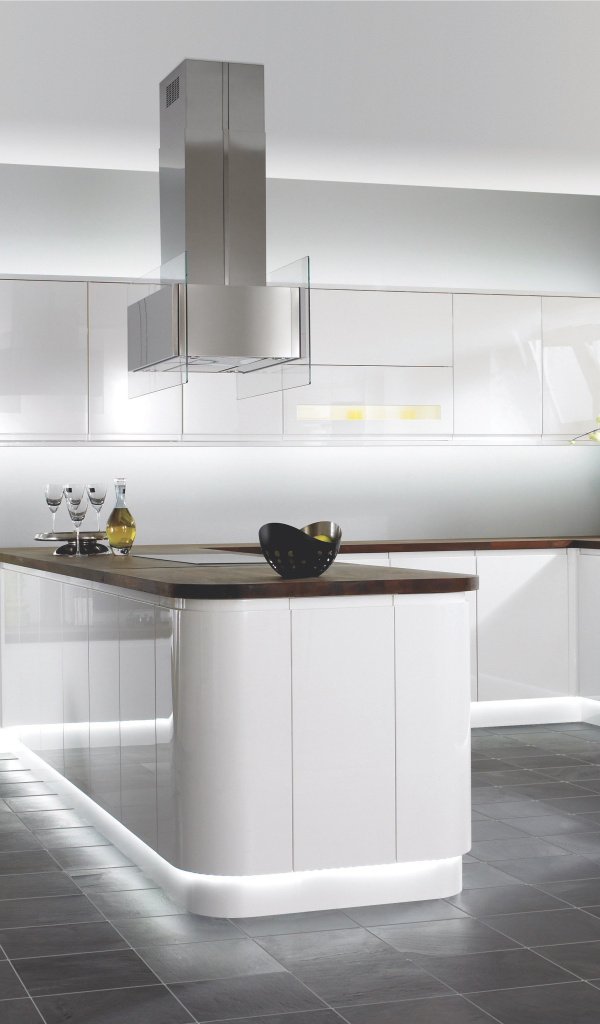  Интерьер Белая кухня