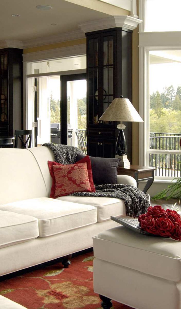 Интерьер гостиной в доме