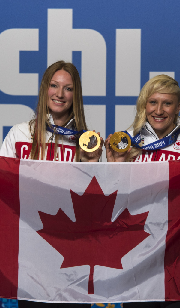 Kayleigh Humphreys Canadian bobsledder gold medalist in Sochi