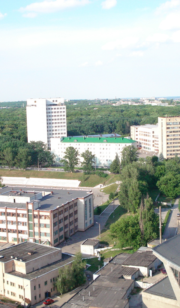 Харьков вид сверху