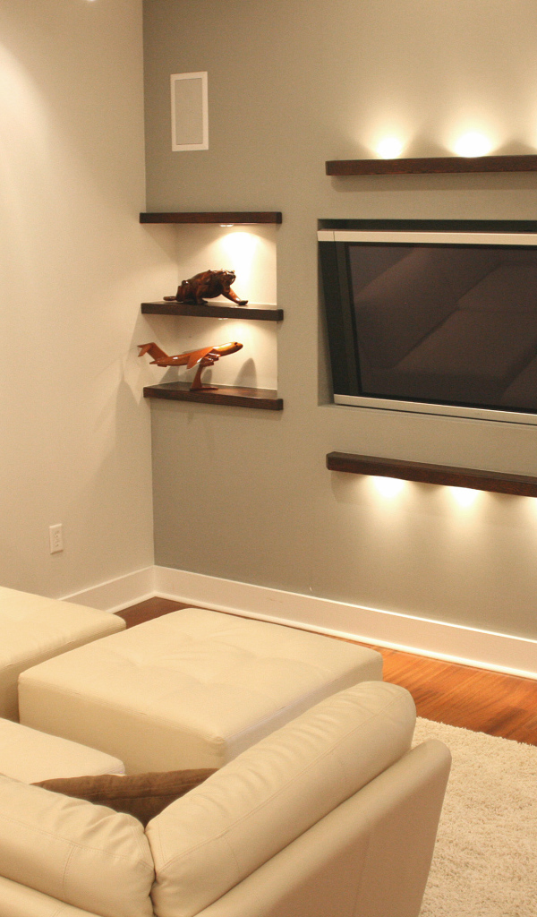 Подсветка в гостиной